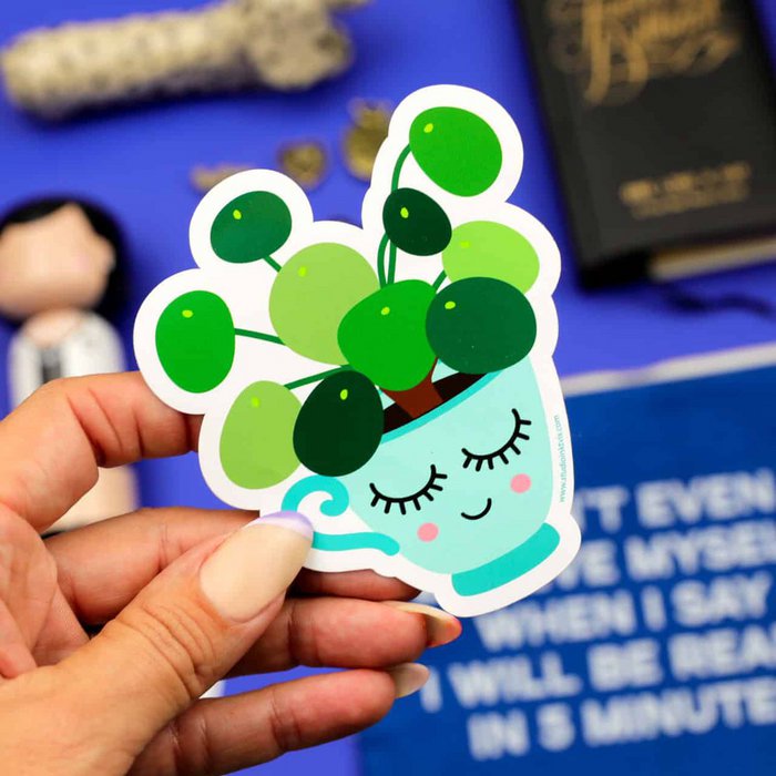 Autocollant XL "Pilea"