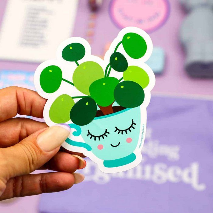 Autocollant XL "Pilea"