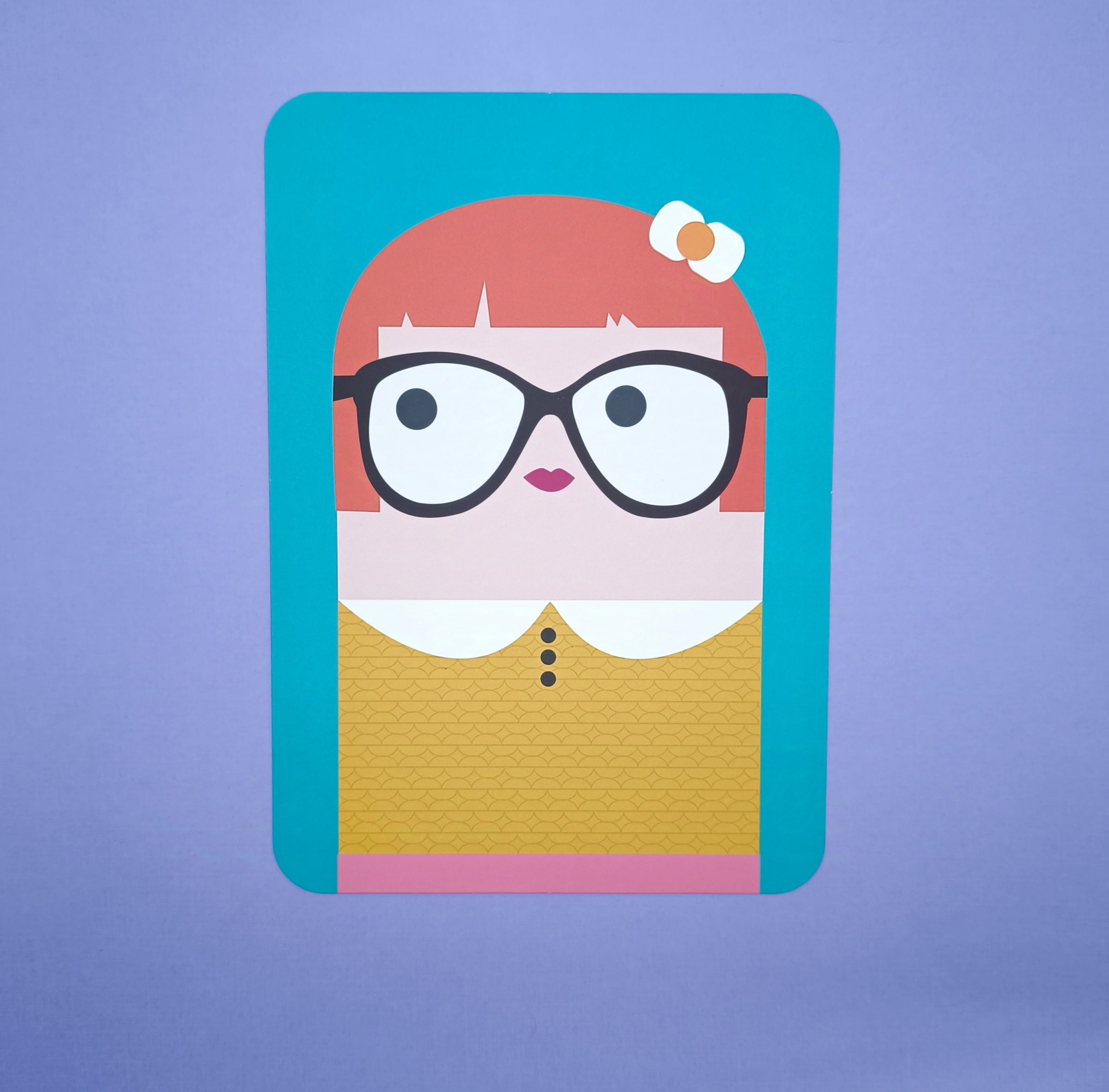 Lot de 4 cartes postales - Les filles | My Name is Simone