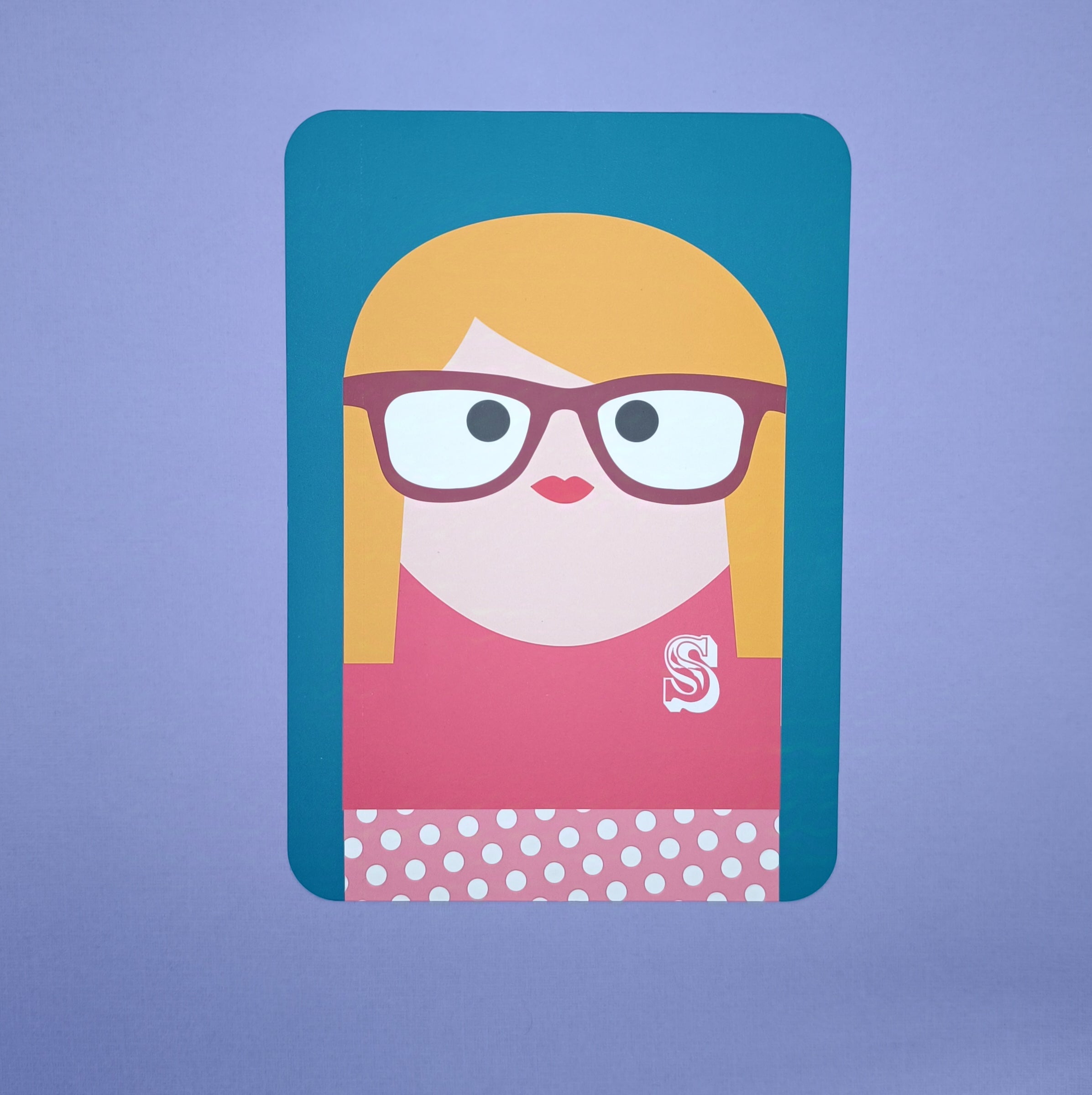 Lot de 4 cartes postales - Les filles | My Name is Simone
