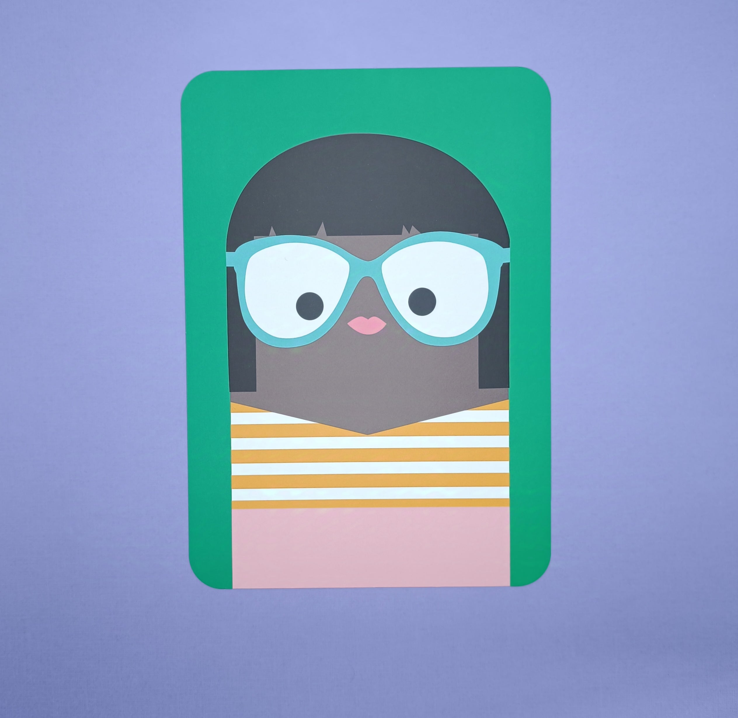 Lot de 4 cartes postales - Les filles | My Name is Simone