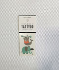 Tatouages éphémères - Morse et éléphant