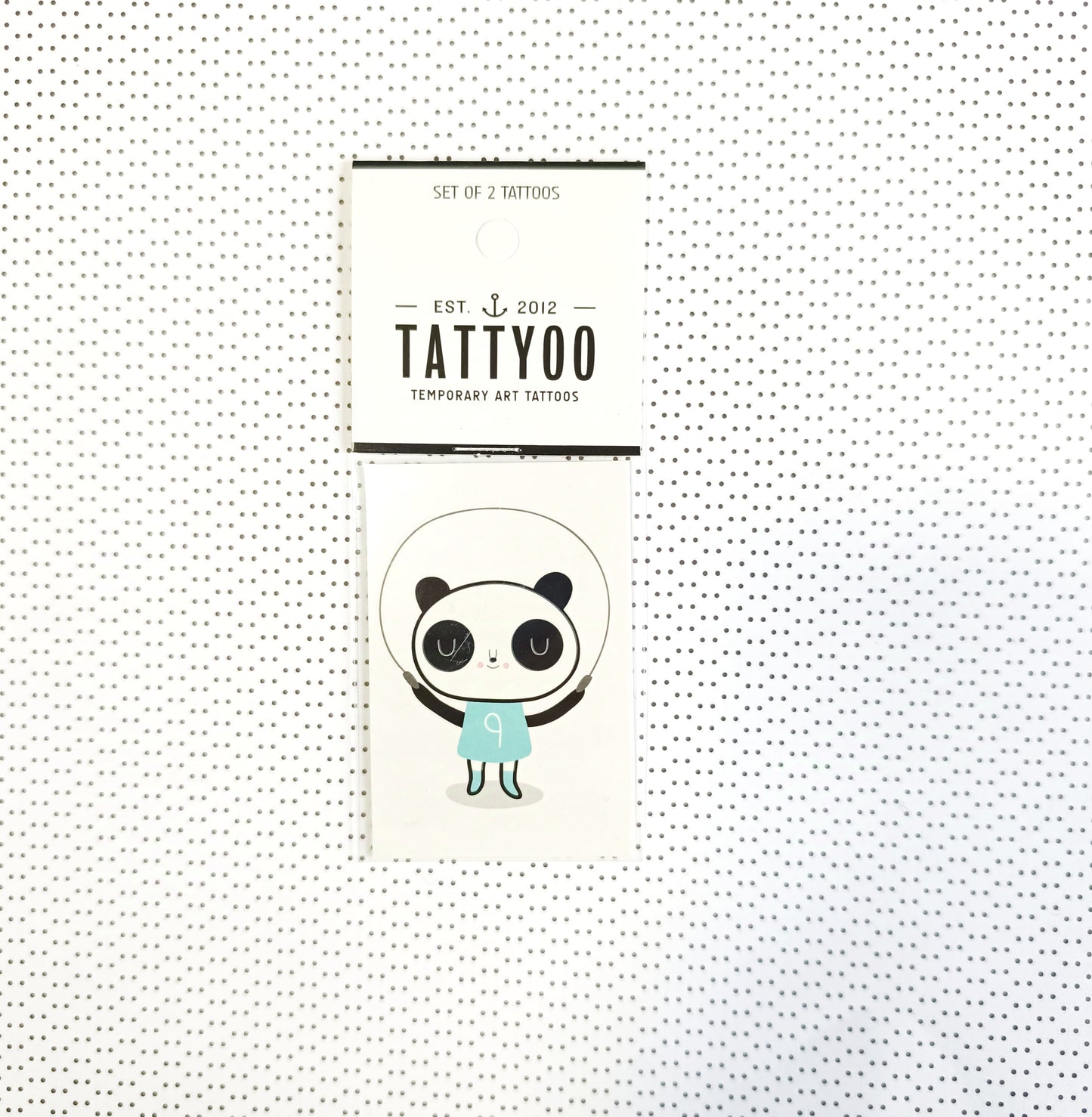 Set de 2 tatouages éphémères Panda