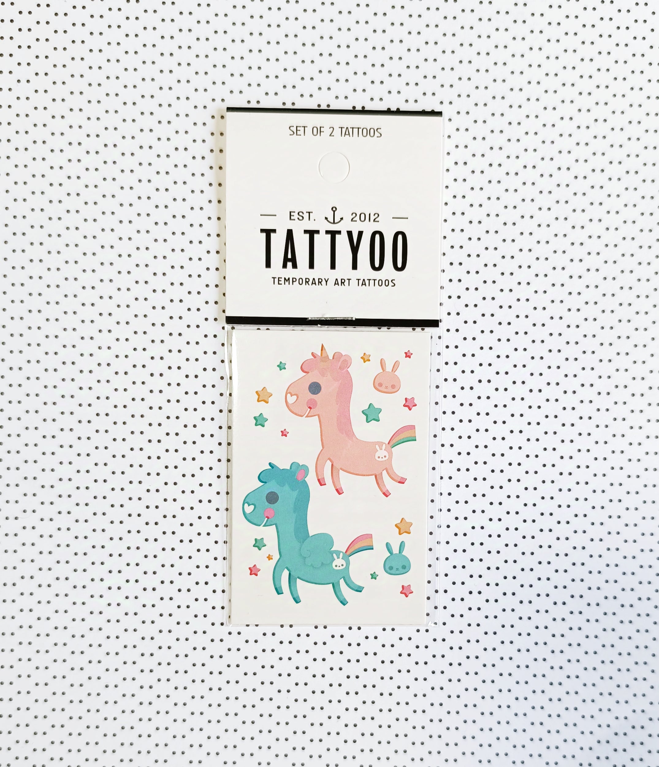 Set de 2 tatouages éphémères Licornes