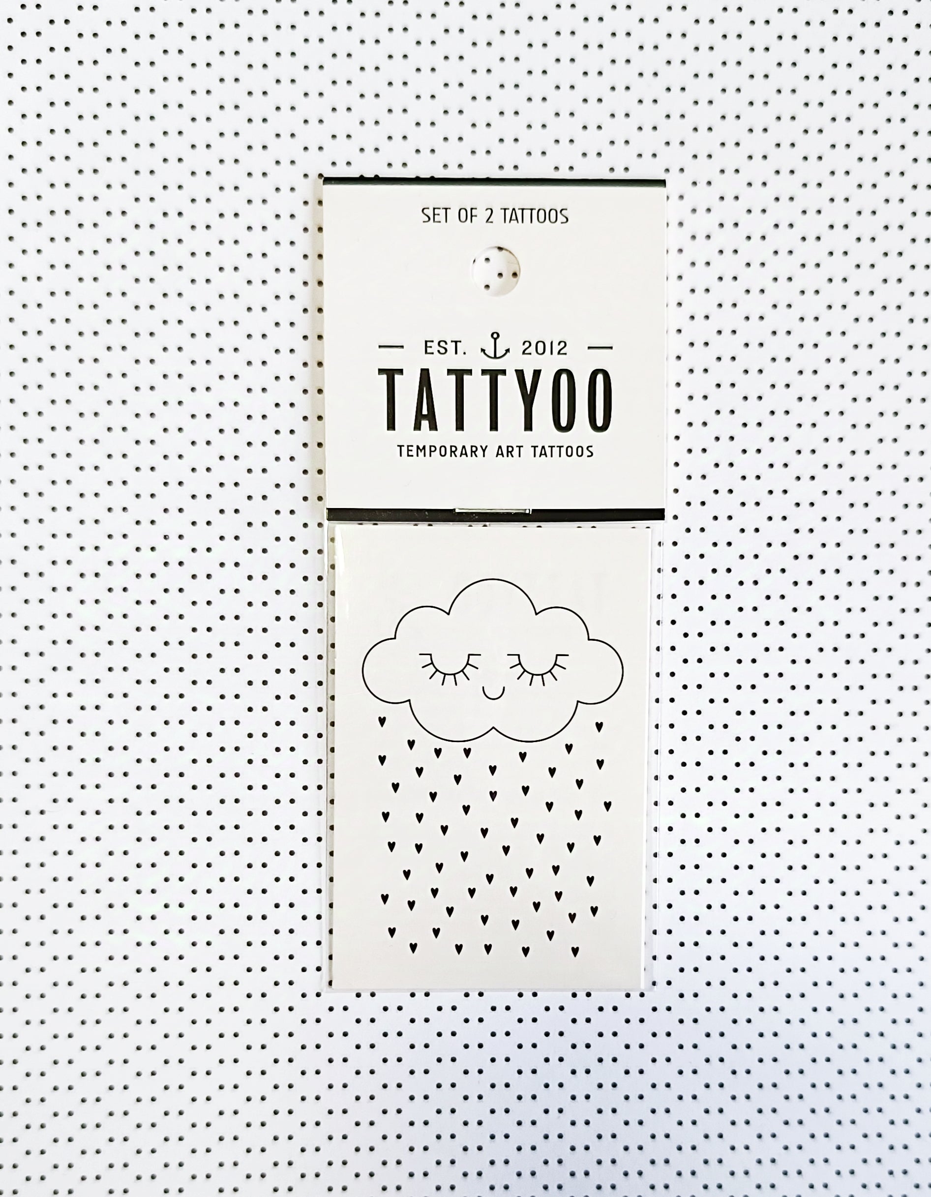 Set de 2 tatouages éphémères Nuage