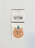 Tatouages éphémères - ours avec bonnet