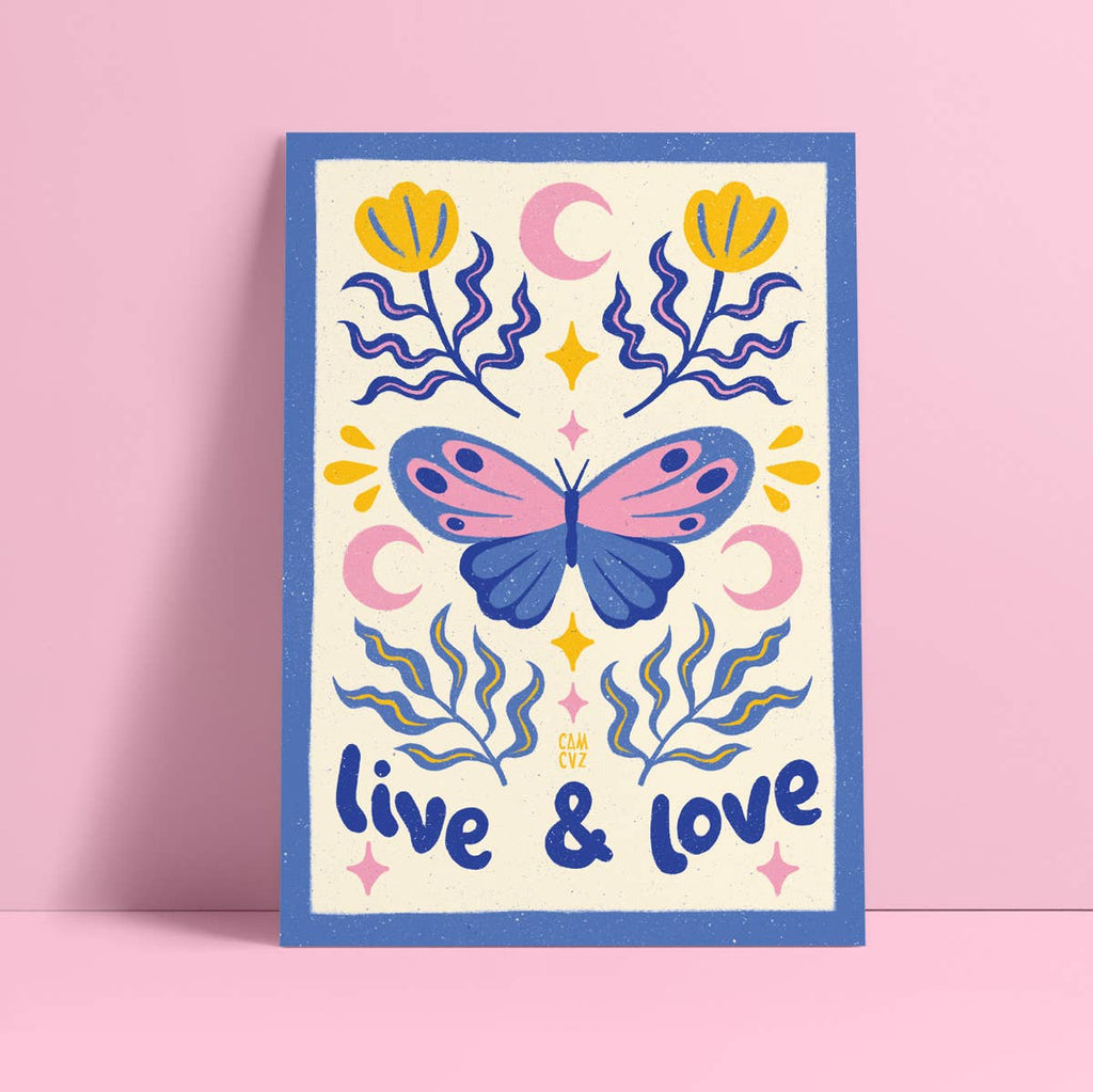 Affiche déco - Live and love