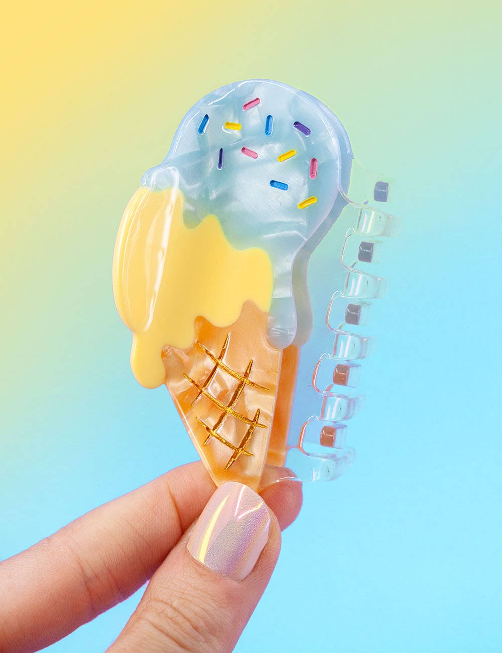 Pin's - Pince à cheveux Ice Cream Dream - Large