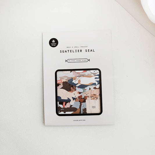 Pochette stickers chats
