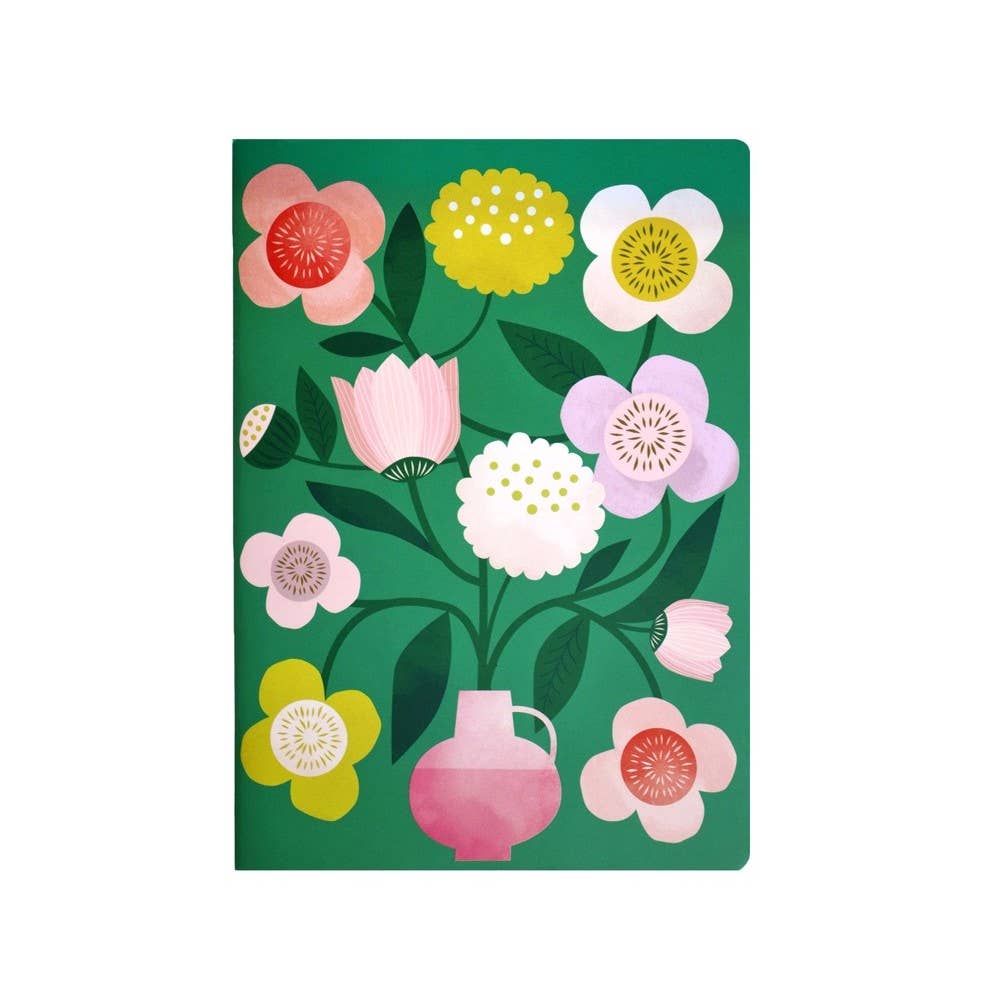 Carnet illustré - de 64 pages lignées "Bouquet | Mini Labo