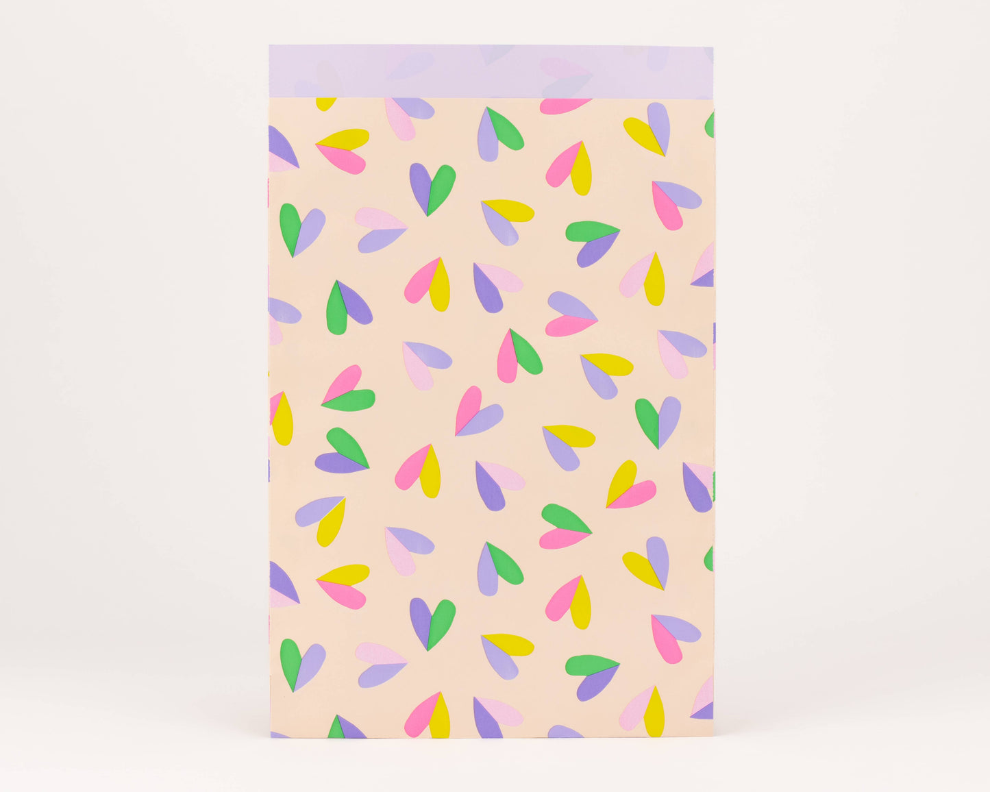 Pochette en papier cœur PM