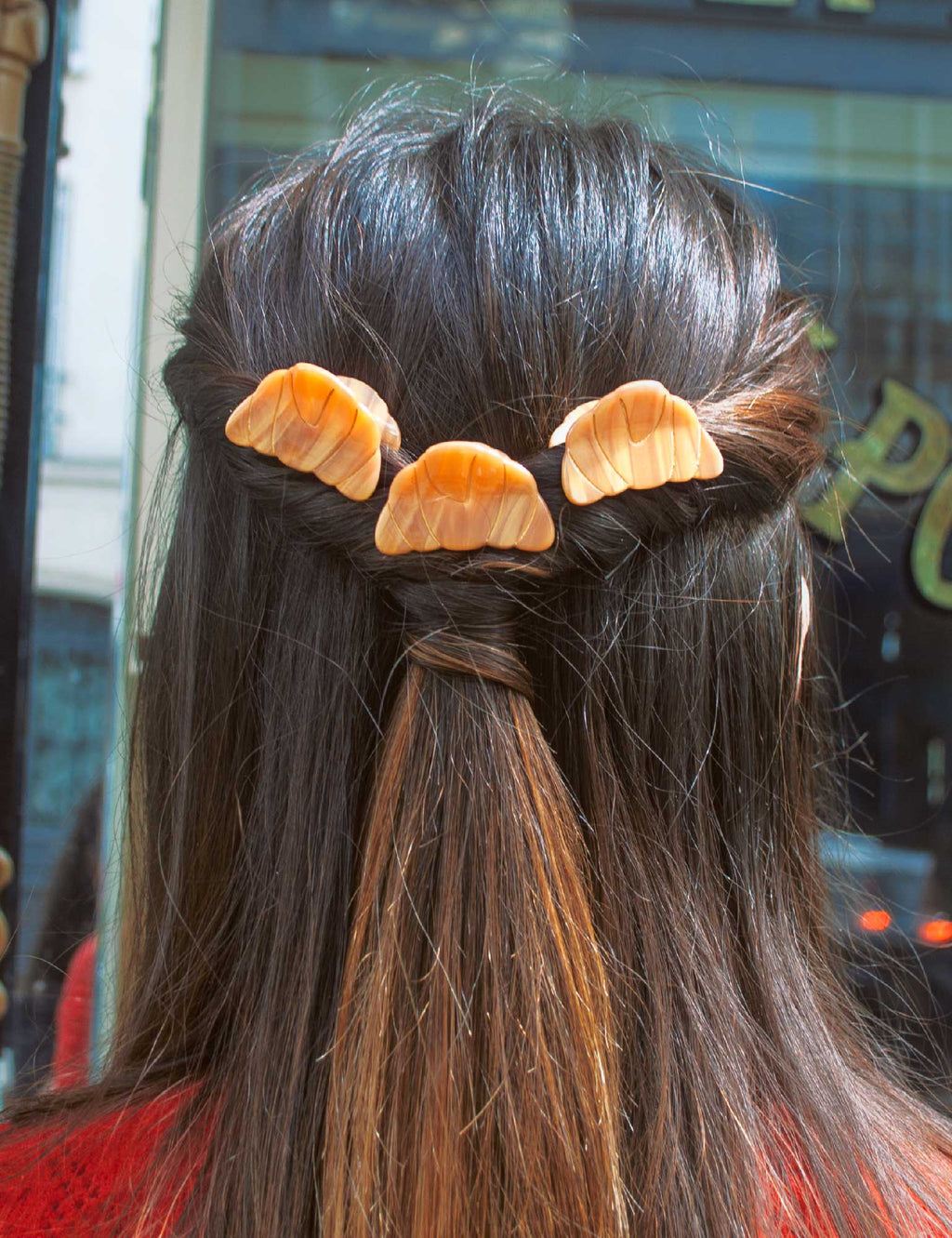 Pin's - Pince à cheveux Mini Croissant