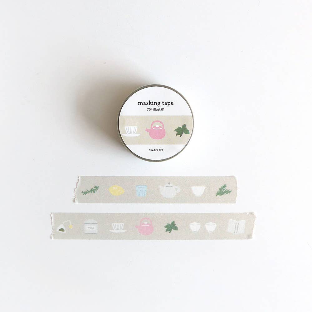 Washi tape "Tea Time"