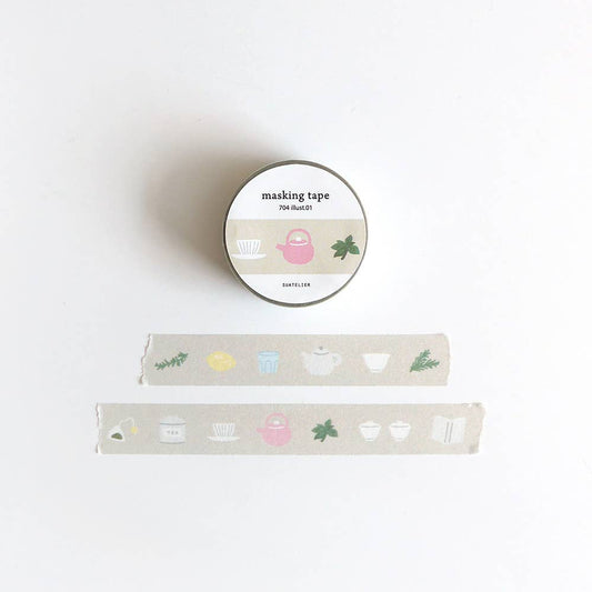 Washi tape "Tea Time"