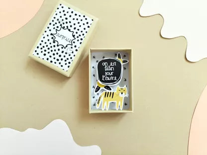 Boîte diorama - On est félin pour l'autre - Pamela Loops