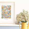 Affiche florale - Mille Printemps
