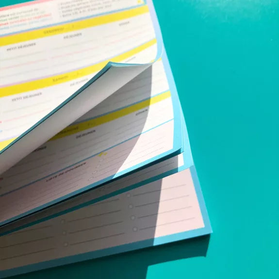 Planificateur de Repas A4 – Simplifie la préparation de tes repas