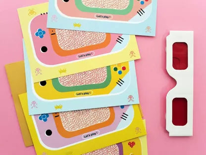 Carte jeu - annonce La famille s'agrandit ! - Pamela Loops