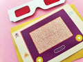 Carte jeu anniversaire - Télécran message secret