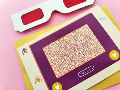 Carte jeu - télécran Joyeux anniversaire - Pamela Loops