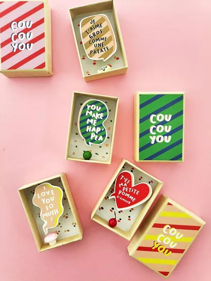 Boîte diorama - message d'amour maman - Pamela Loops