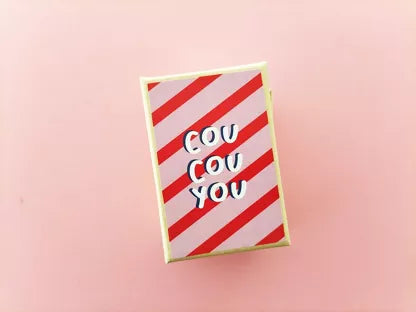 Boîte diorama - message d'amour champignon - Pamela Loops