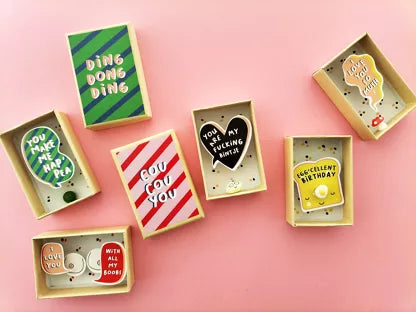 Boîte diorama - message d'amour champignon - Pamela Loops