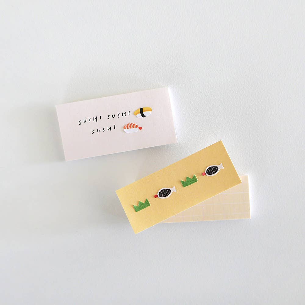 Planche stickers "sushi"