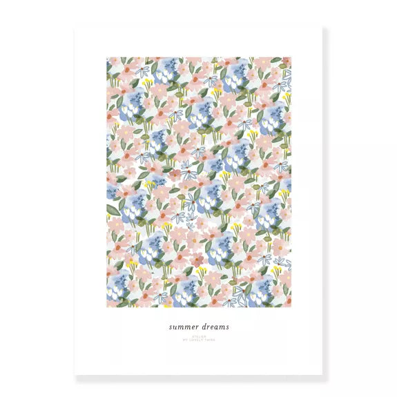 Affiche A3 "Affiche Summer Dreams – Une parenthèse florale"