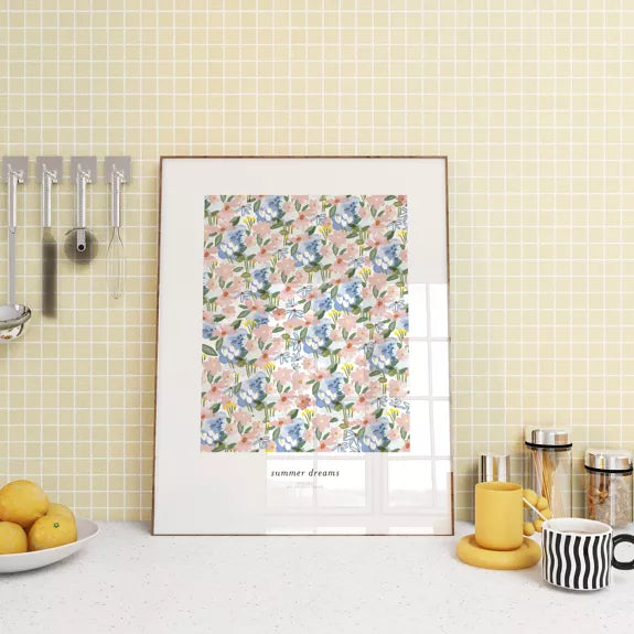 Affiche A3 "Affiche Summer Dreams – Une parenthèse florale"