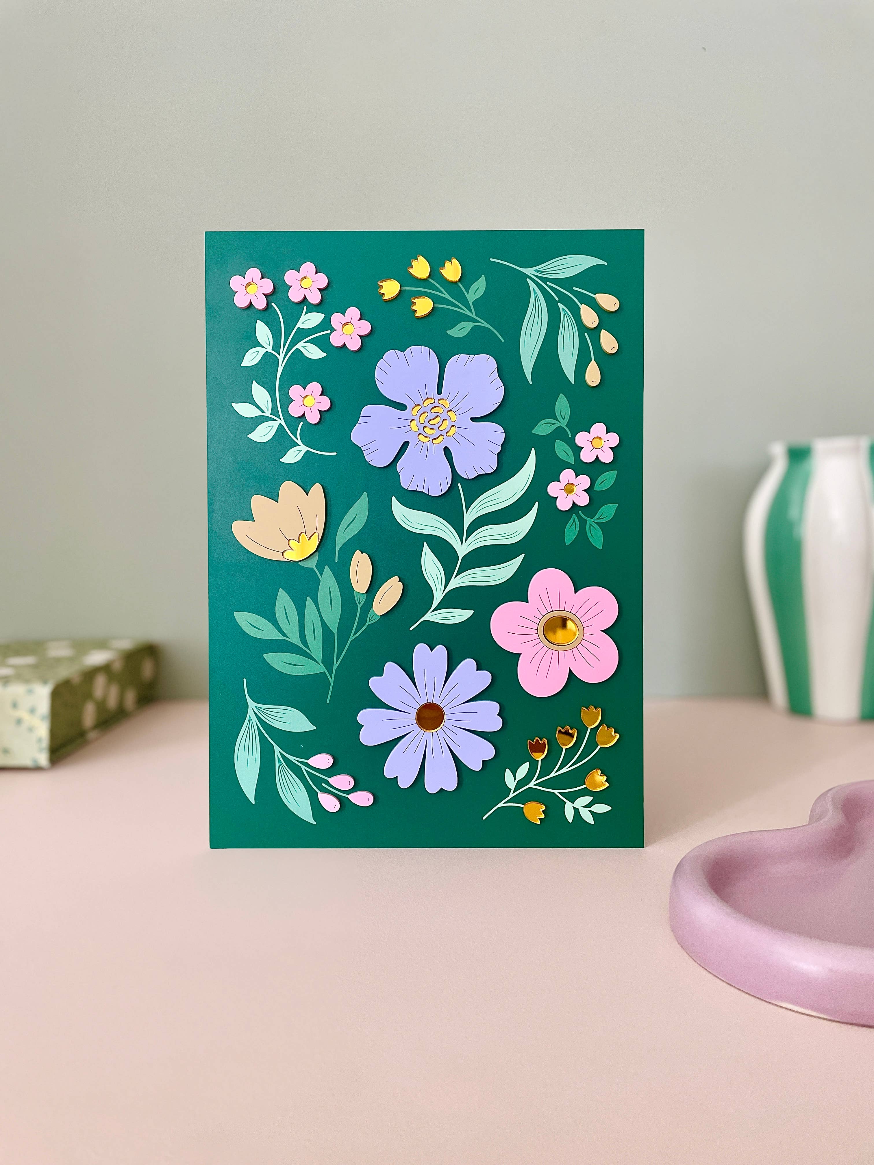 Bijou de mur la poésie florale