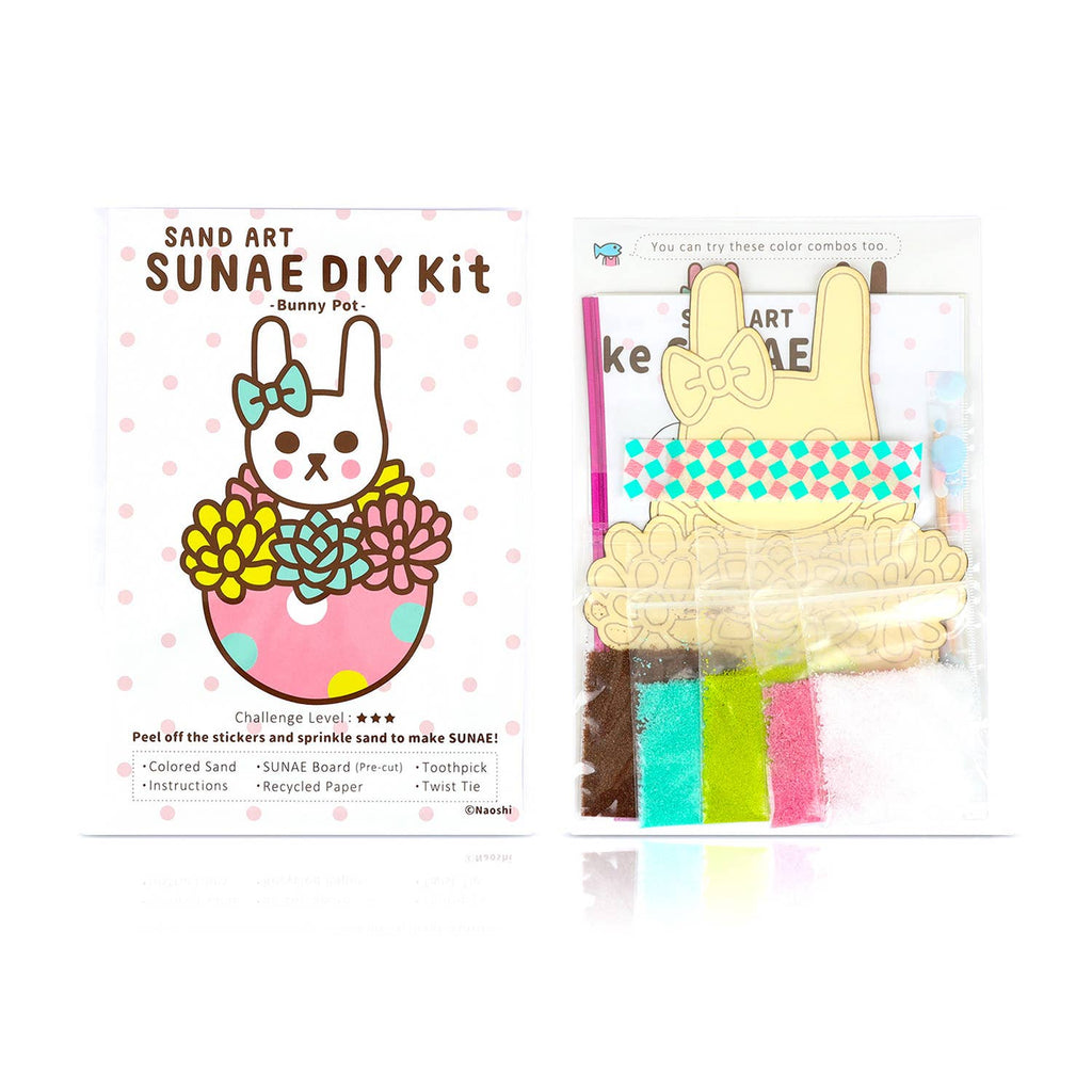 Kit créatif sable coloré - Pot à lapin
