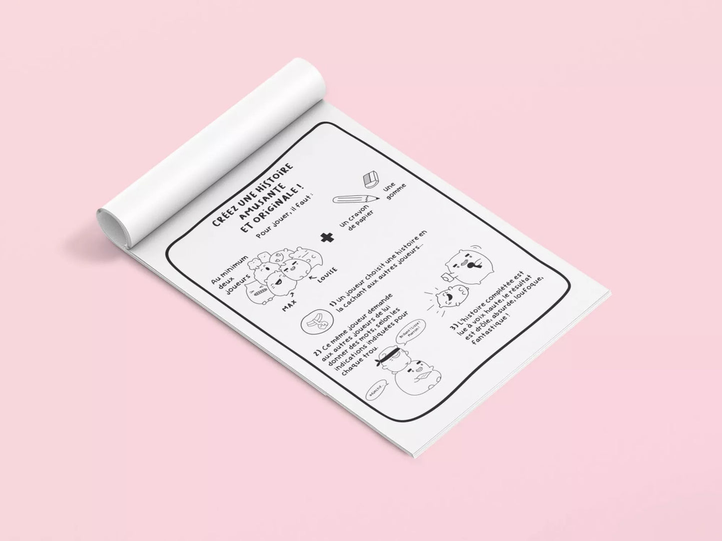 Livre jeu enfants KIMOMÖ "Amour amitié"