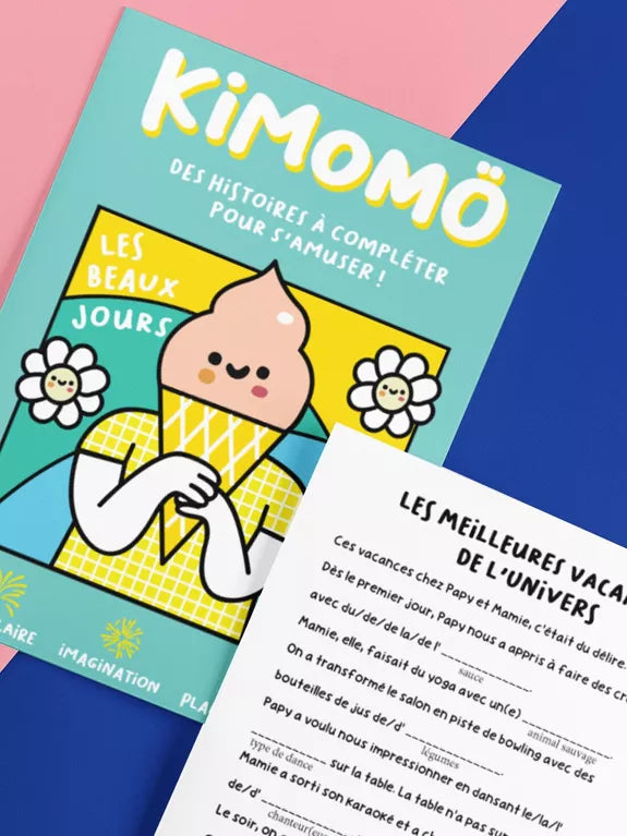 Livre jeu enfants KIMOMÖ "Les beaux jours"