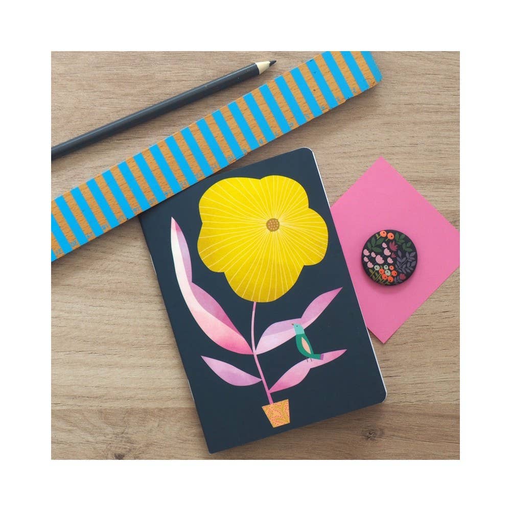 Carnet de 48 pages joliment fleuri