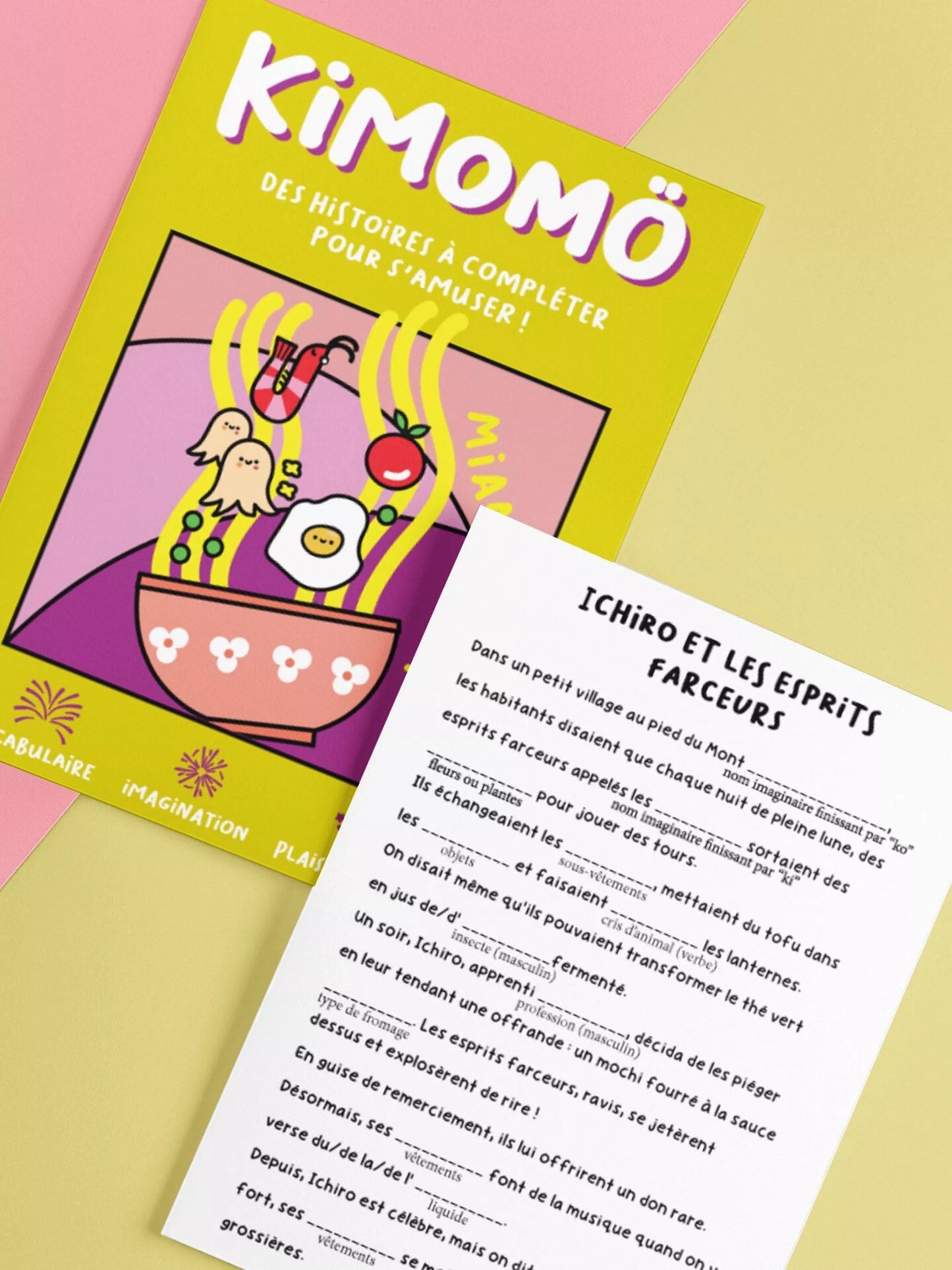 Livre jeu enfants KIMOMÖ "Miam miam"