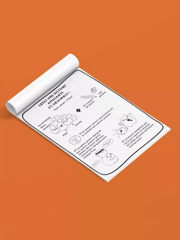 Livre jeu enfants KIMOMÖ "Histoires effrayantes"