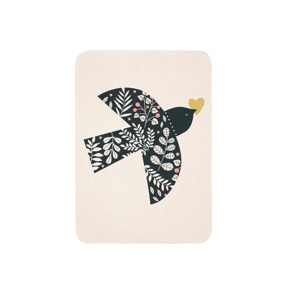 Carte Postale Peace and Love - Mini labo