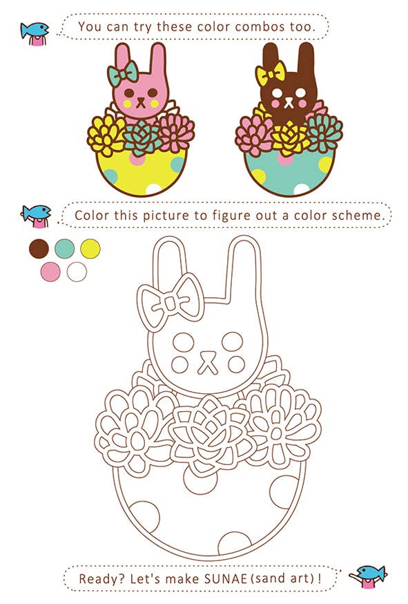 Kit créatif sable coloré - Pot à lapin