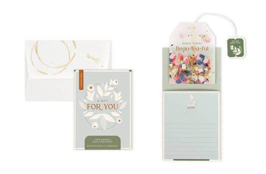 Carte pop-up Fais infuser la fête !