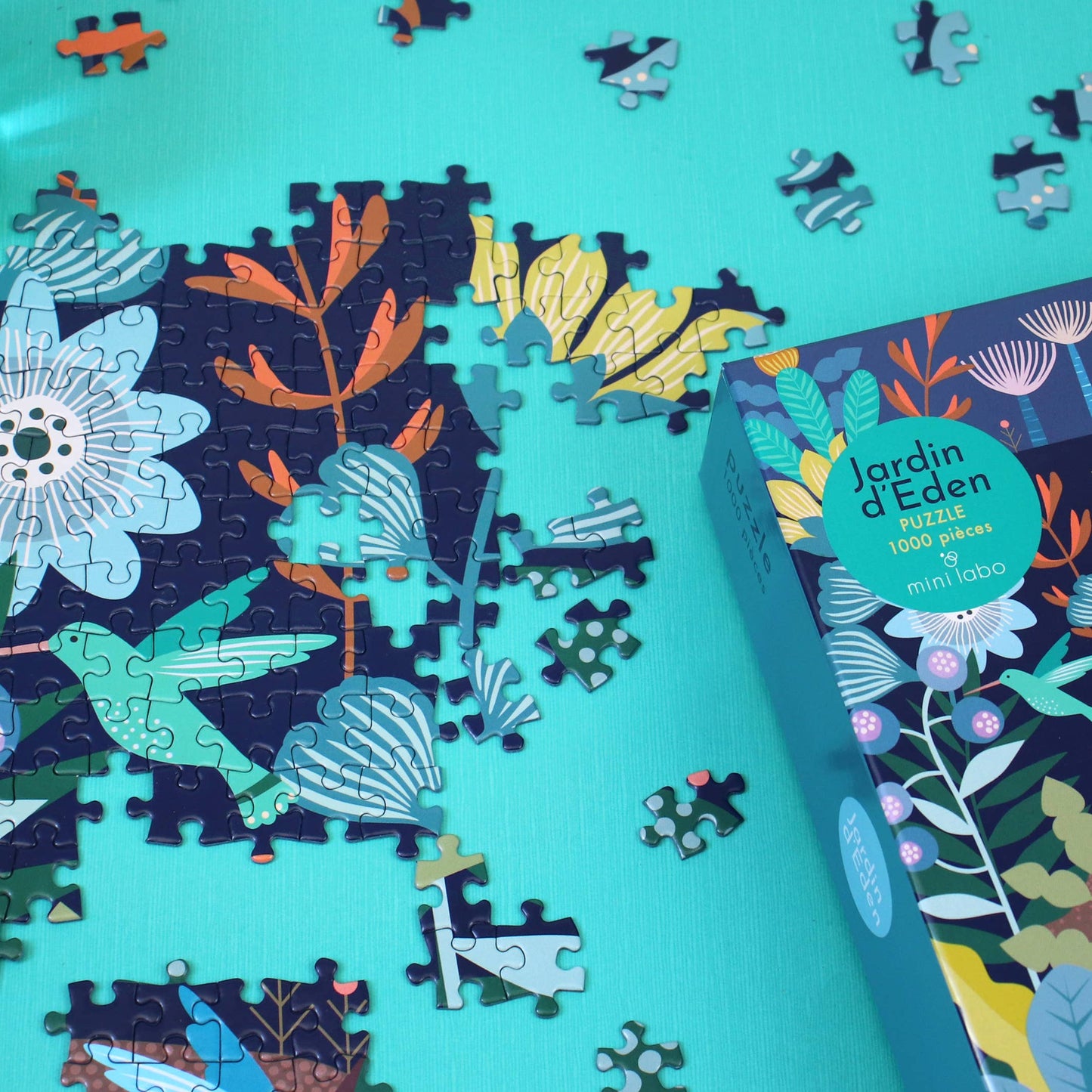 Puzzle 1000 pièces "Jardin d'Eden"