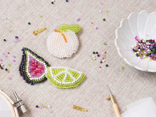 Kit DIY - Mes broches en broderie Luneville