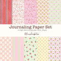 Set de 10 feuilles A5 journaling - Romantique