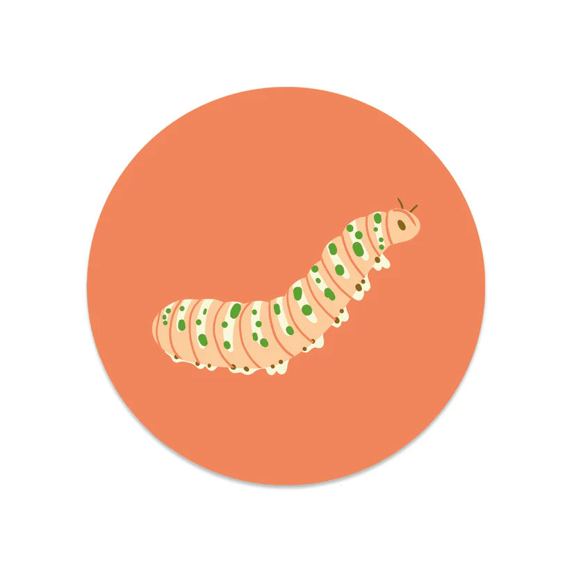 Sticker rond - Chenille