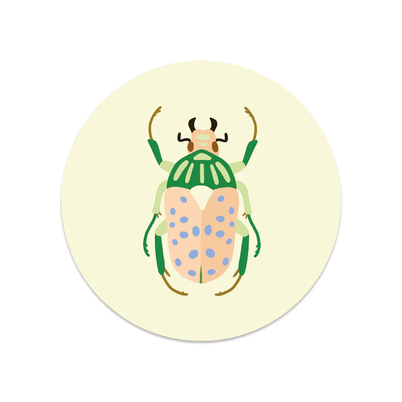 Sticker rond - Coléoptère