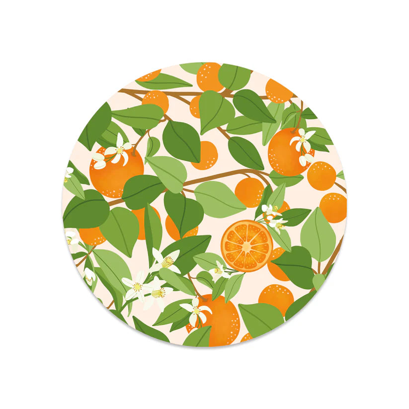 Sticker rond - Oranger