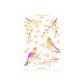 Feuille d'autocollants A6 - Birds