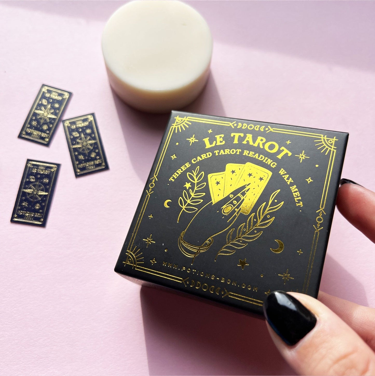 Fondant parfumé avec tirage de Tarot (Passé, Présent et Futur)