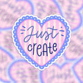 Sticker vinyle - Just create