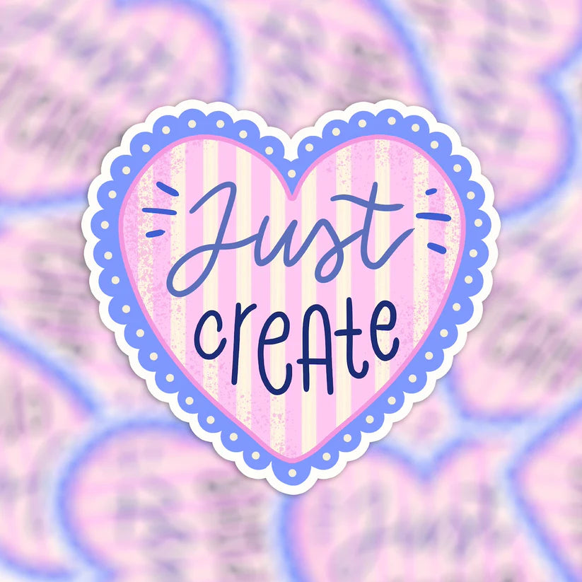 Sticker vinyle - Just create